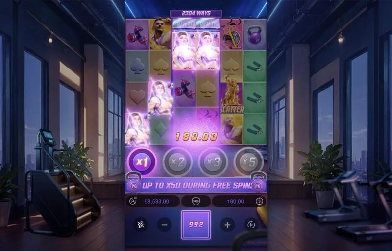 Mighty Mania – dobitak u osnovnom modu sa osvetljenom linijom